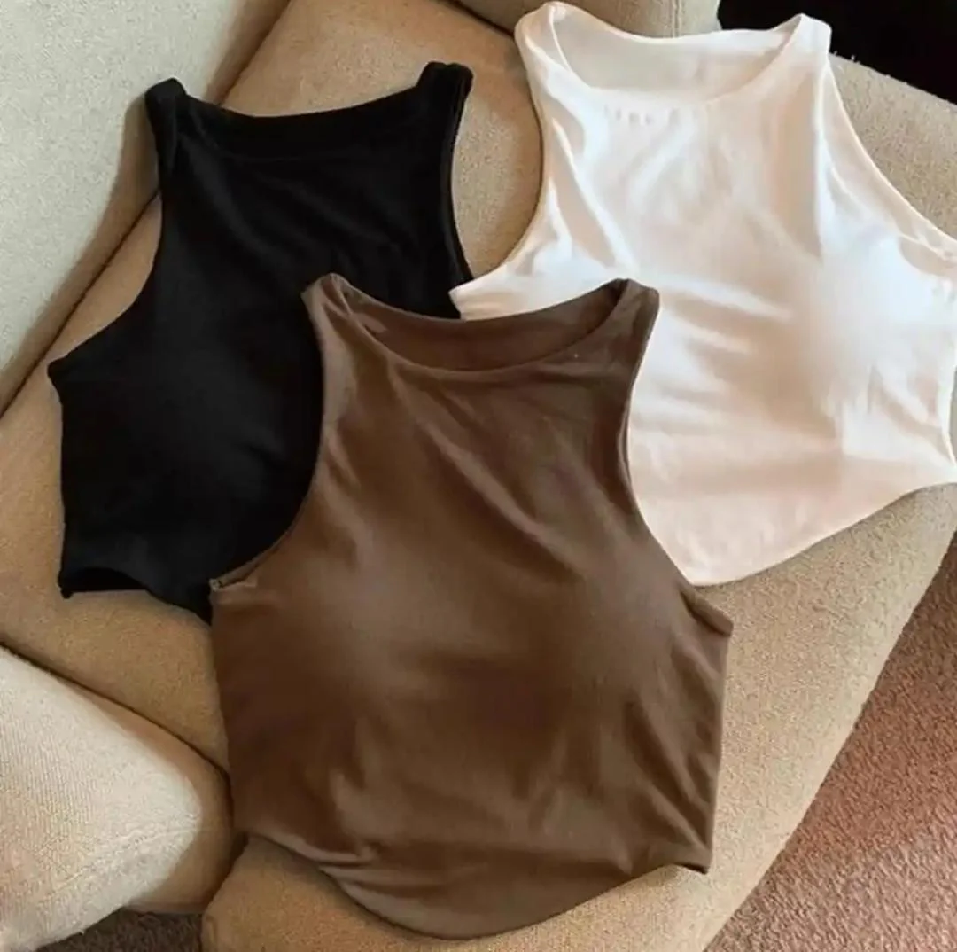 Zia Tank Top With Inbuilt Bra - Image 9