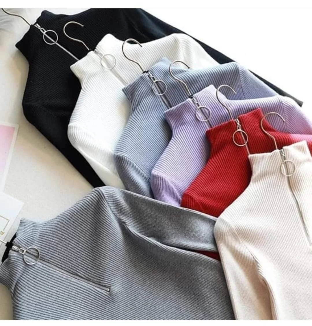 Zipper Up Turtleneck - Image 4