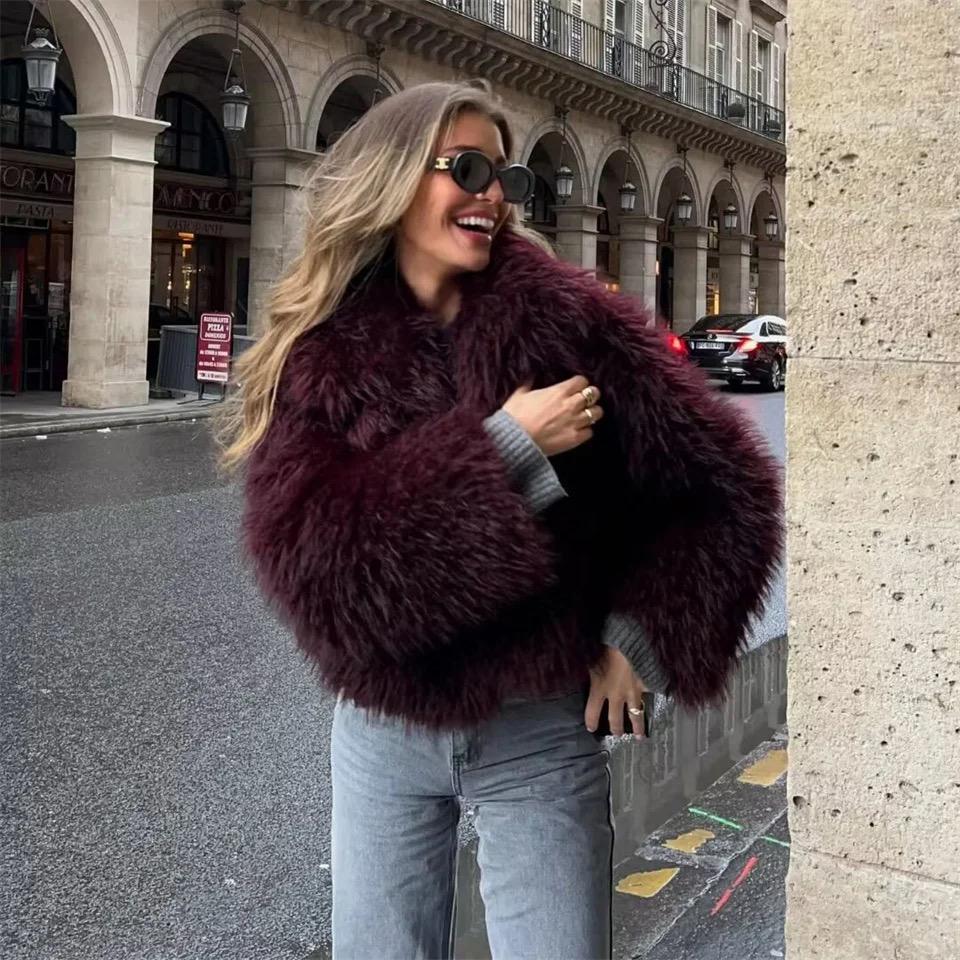 Zoe Soft Fur Luxe Jacket - Image 5