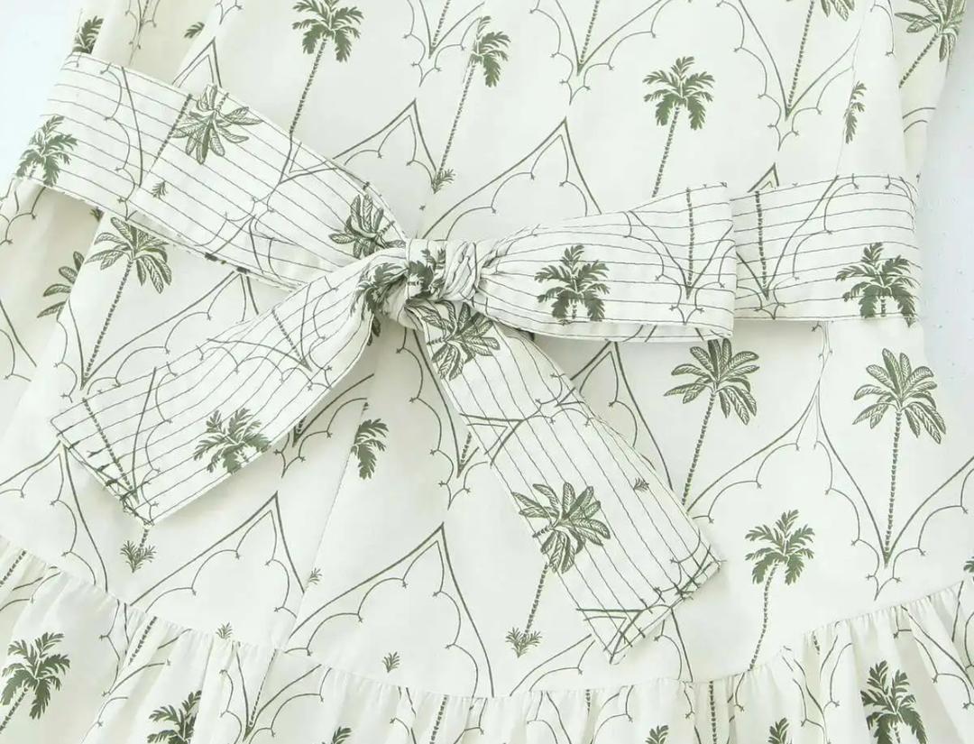 Zoey Summer Holiday Dress In Beige - Image 7